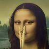 Mona Lisa Humorný Plakát Štípání do Nosa Toaletní Humor Vtipný Abstraktní Tisk Dekorační Obraz Moderní Domácí Dekorace Dárek
