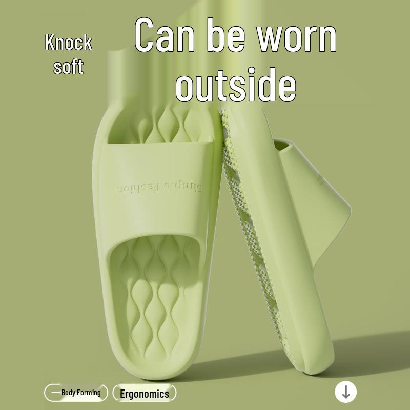 Jieliya Толстоподошвенные нескользящие тапочки