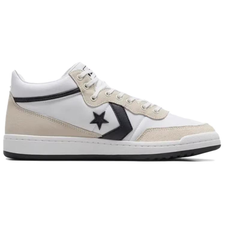 Converse Fastbreak Pro Mid White Black Egret Unisex Sneakers A09868C