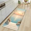 1Pcs Beautiful Scenery Pattern Floor Mat Modern Kitchen Polyester Rug Non-Slip Colorful Indoor Carpet, For Home Bathroom Bedroom Living Room Decor