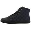Gucci MONOGRAM Canvas Print High Top Stylish Skateboarding Shoes Women's Black 426186 KQWM0 1948