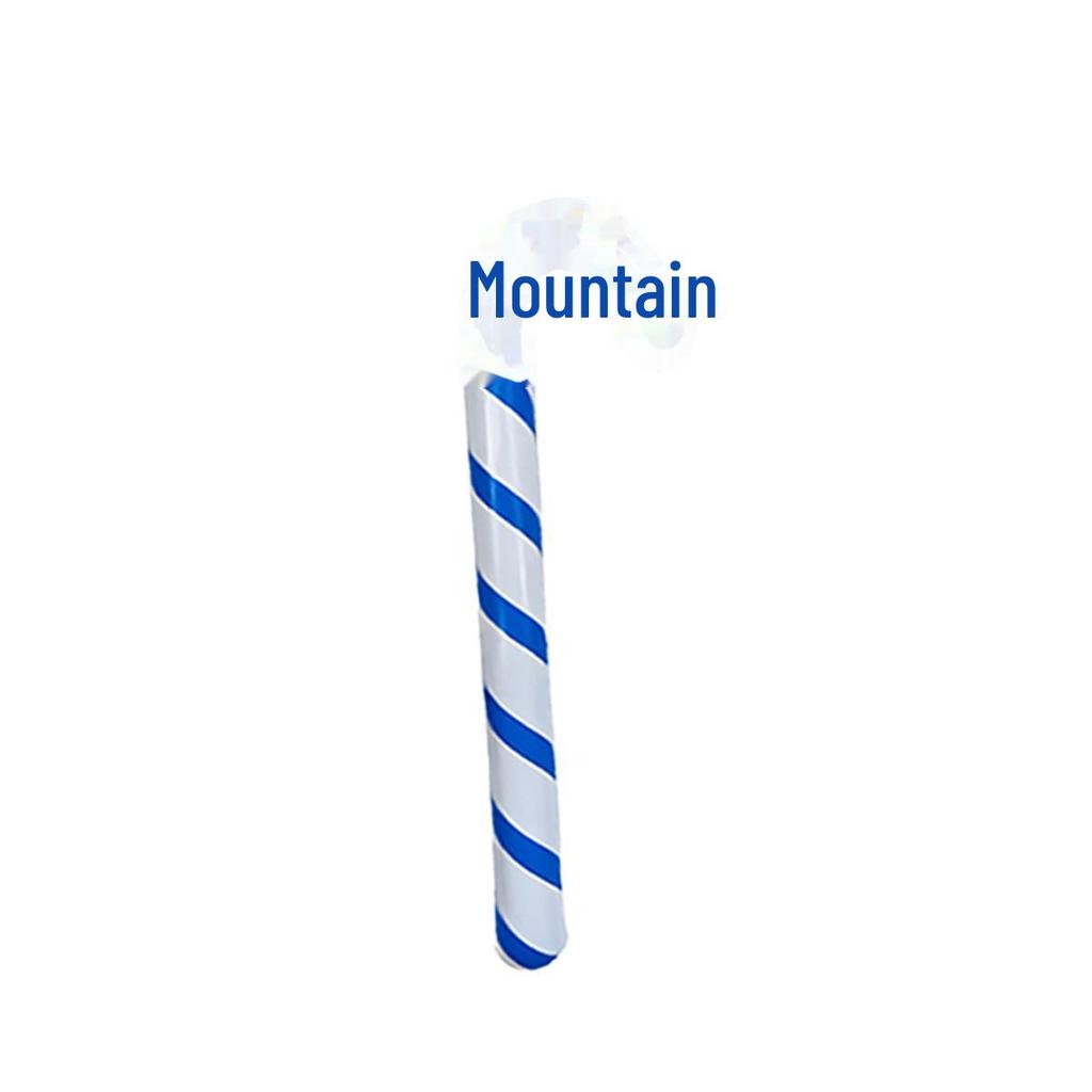Inflatable Christmas Cane PVC Santa Props for Kids' Holiday Decorations