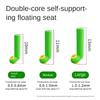 50PCS High Toughness Drift Float Green Fishing Hooks Supplies Fishing Float Seat  High Transparency