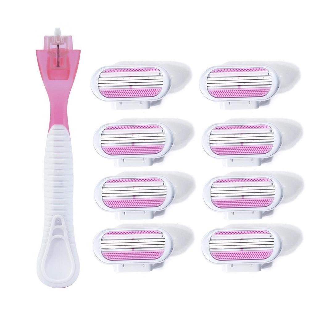 Women's Triple-Blade Razor for Underarm and Pubic Hair Shaving