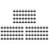 96 PCS M6 Thread Adjustable Furniture Levelers Screw In Chair Feet Adjustable Furniture Feet Leg Levelers-B61B