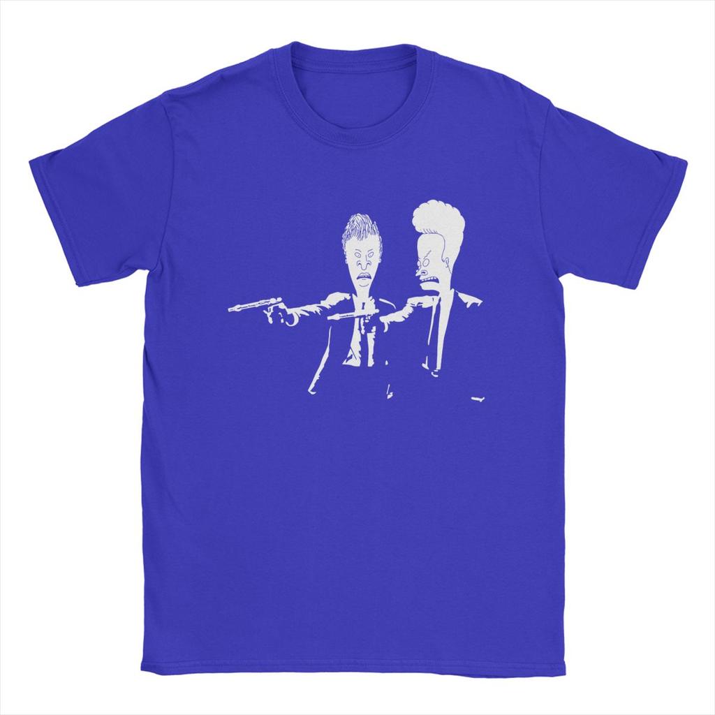 Beavis And Butthead Pulp Fiction Herre T-skjorter Kreativ T-skjorte Kortermet Rundhals T-skjorte 100% Bomull Trykk Klær
