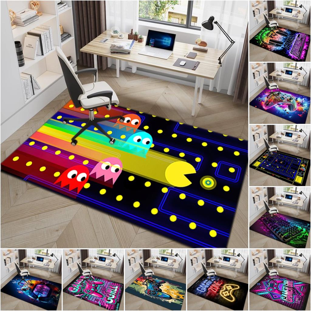 1Pc game theme Printed circular carpet, home door mat, outdoor travel protection carpet B9
