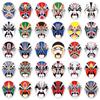 60 Pcs Peking Opera Style Face Painting Stickers for Thermos, Phones, and Planners - Creative Chinese Graffiti Decor