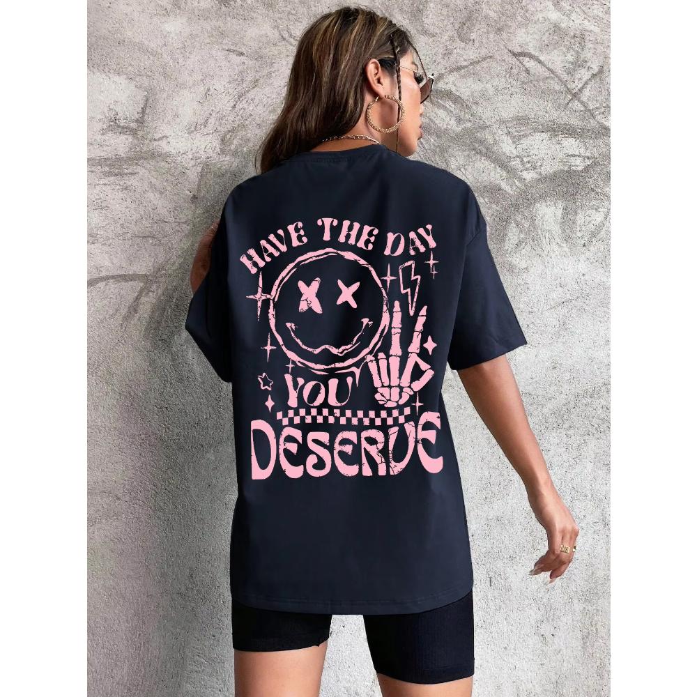 Women's Versatile Cotton Top Fashion Printing Comfortable T-Shirts Women’s