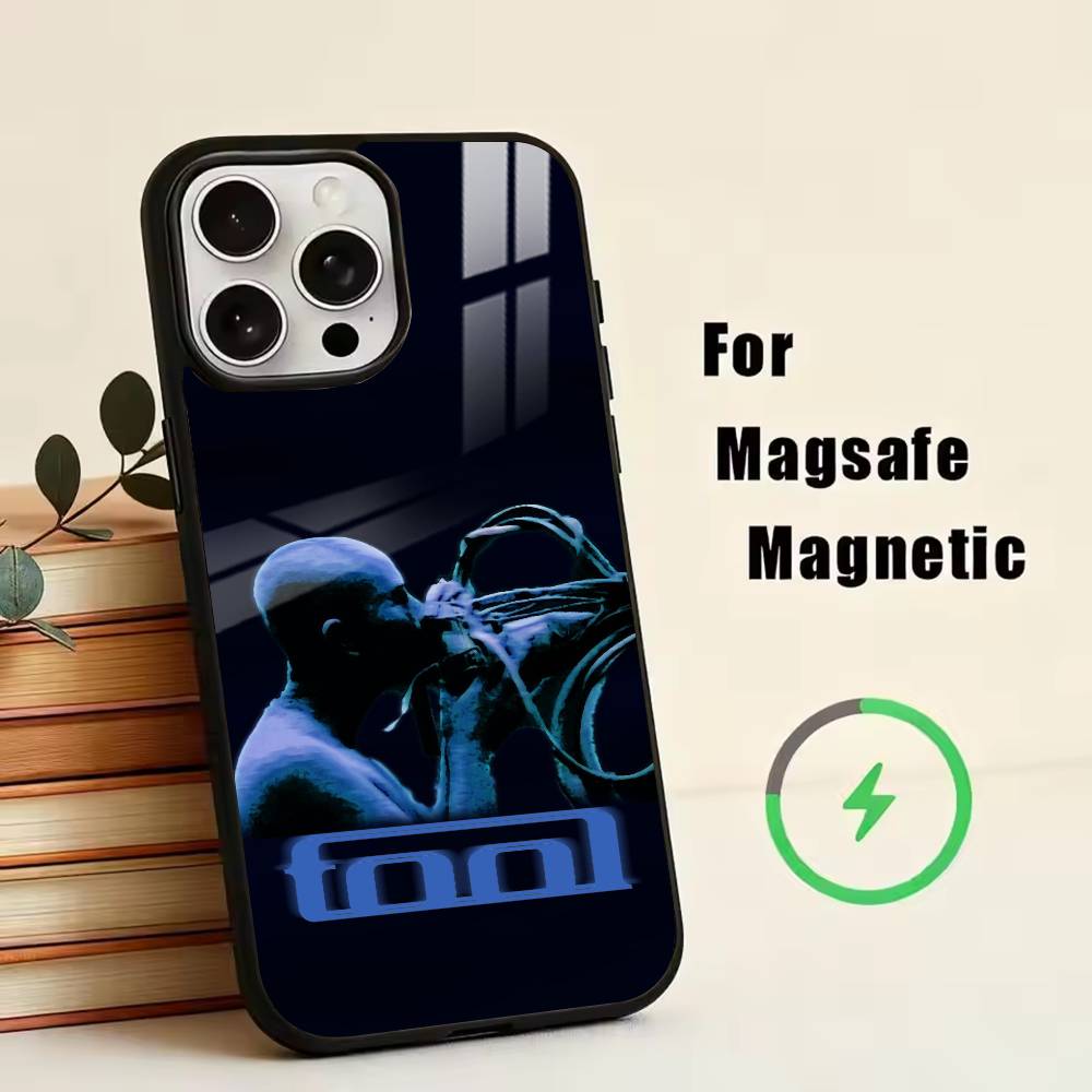 Music TBR-Tool Band Rock  Phone Case For iPhone17,16,15,14,13,12,11 Plus,Pro Magnetic For Magsafe Wireless Charging