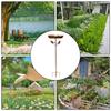 Standing Bird Bath Standing Birdfeeders for Yard Decor Metal Bird Bath Feeder Rustproof 32.28-Inch Tall for Garden Patio Yard