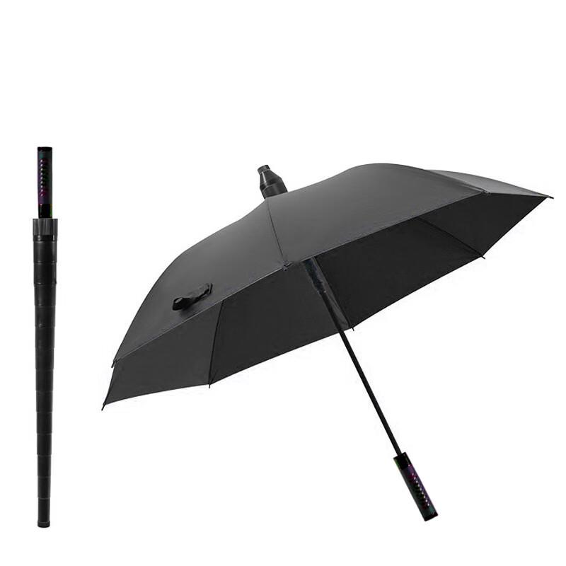 PuLian Men s 8-Rib Windproof Straight Umbrella