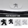 ABS Plastic Front Hood Decals Rear Trunk Badge Lion Emblem for 508 Car Modified Stickers Replacement Accessories
