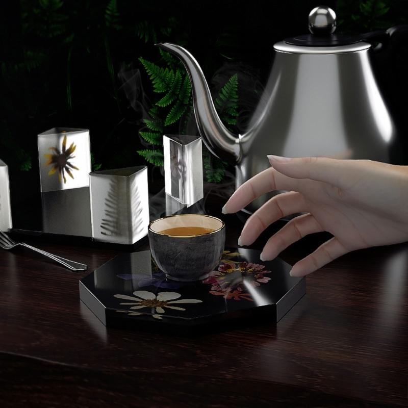 Unique Octagonal Designs Sturdy Silicone Mould Home Accessory for Personalize Coasters and Decorative Pieces Daily Use