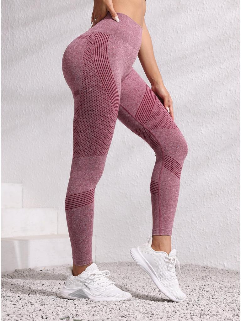 Seamless High-Waist Yoga Leggings: Quick-Dry, Peach Butt Design for Training & Running