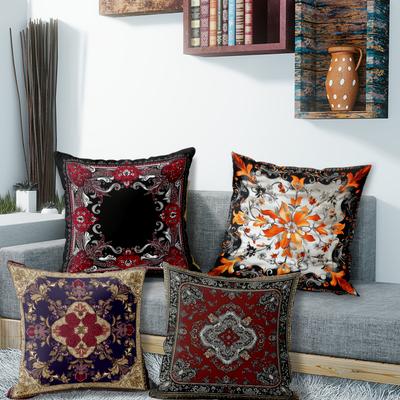 Floral & Paisley Printed PillowcasesSuitable for Sofa Car Bedroom Decorative Cushion Cover Pillow Cover