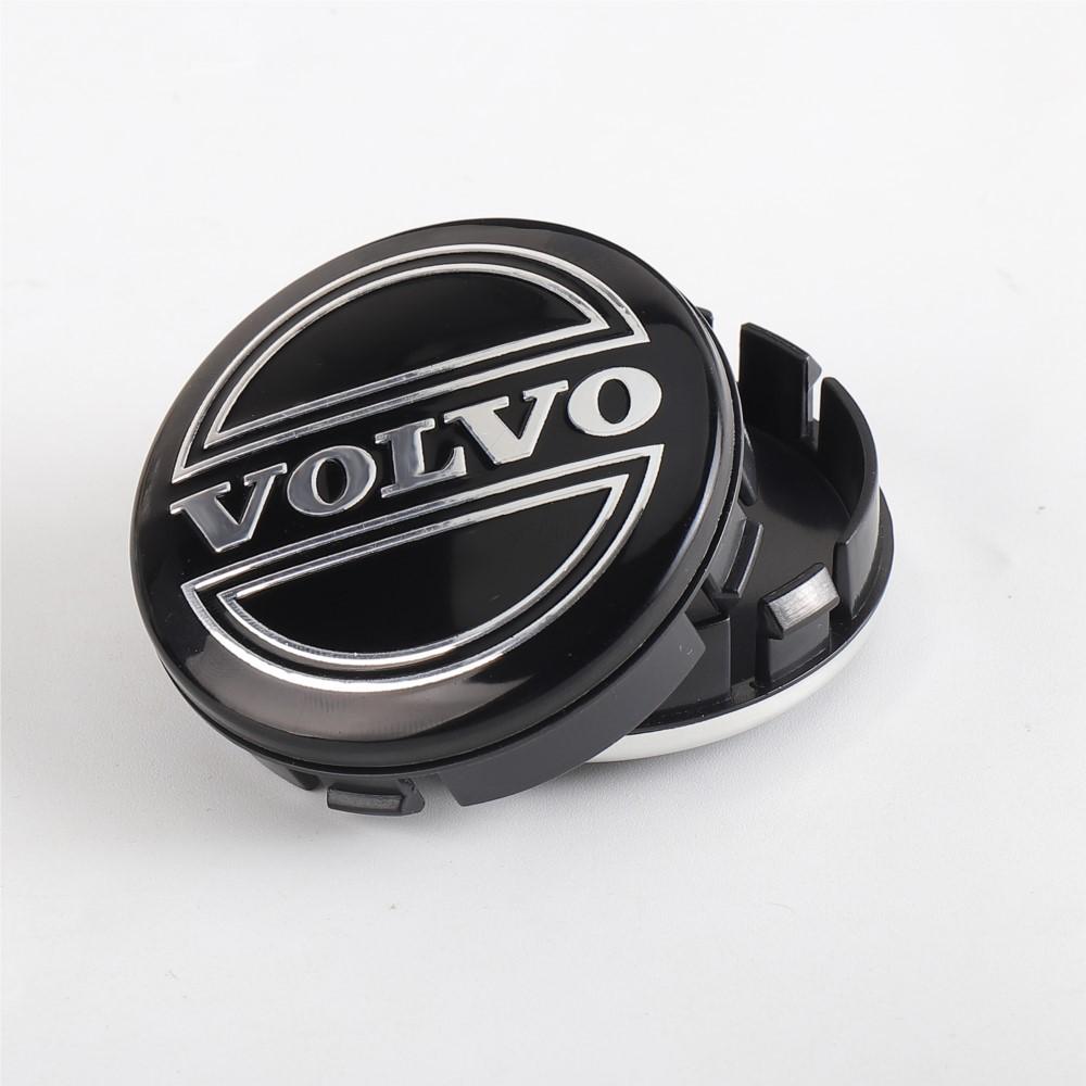 40pcs 64mm Wholesale Original Tire Hubcap Car Styling Wheel Center Hub Cap Covers Emblem For Volvo Rdesign T6 AWD C70 S40 C30 JI0