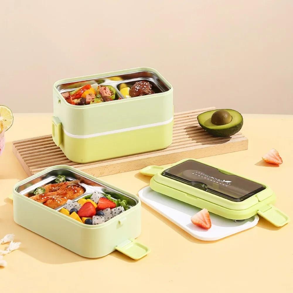 Lunch Box MultiLayer Box Large Capacity Compartments and Easy To Clean Bento Boxes Heating Portable Fast Food Insulated Bucket