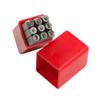 Metal Stamp Numbers and Punctuation Tool Set Carbon Steel Die for Custom Engraving Metal Crafts and Repairs