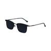 Rectangular Polarized Sunglasses for Men and Women UV Protection Lightweight Metal Frame Classic Design Eyewear for Outdoor Use