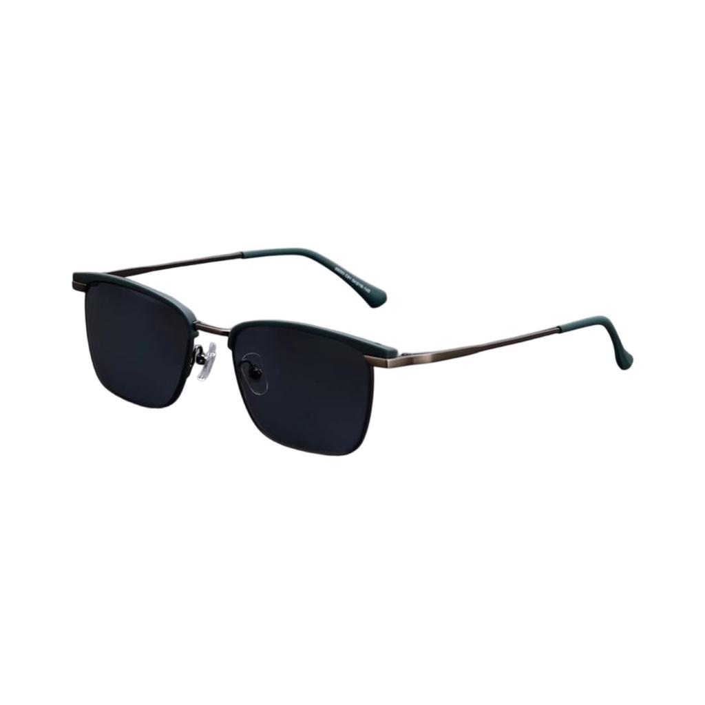 Rectangular Polarized Sunglasses for Men and Women UV Protection Lightweight Metal Frame Classic Design Eyewear for Outdoor Use