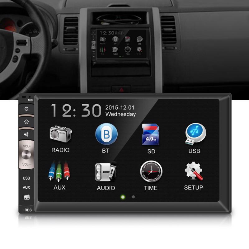 Buy 2 Din HD Bluetooth Touch Screen Car CD Player Audio Stereo FM Radio