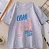 Crab T Shirt Funny Food Tshirt Retro Graphic Tee Summer Seafood Short Sleeve Tshirt Unisex Women Cotton Short Sleeve Tops Tee