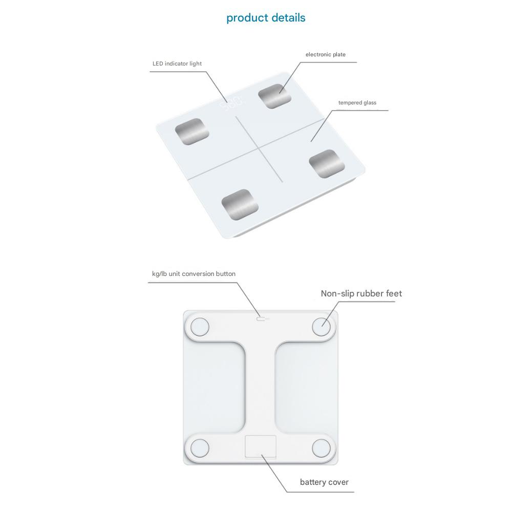 LKOUY Smart Scale for Home Use: Precise Measurement of Body Composition, Fat