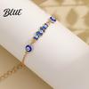 Mediterranean Good Luck Bracelet Evil Eye Hand of Fatima Women