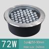 Low Voltage 12V-24V Outdoor LED In-Ground Light: Waterproof, Stainless Steel for Parks and Courtyards
