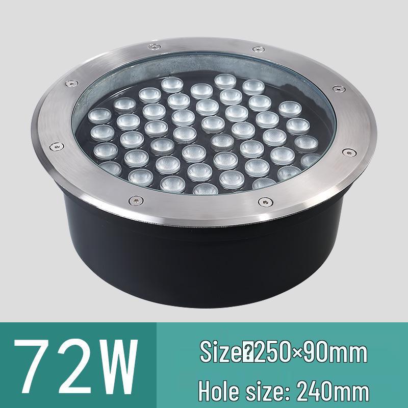 Low Voltage 12V-24V Outdoor LED In-Ground Light: Waterproof, Stainless Steel for Parks and Courtyards