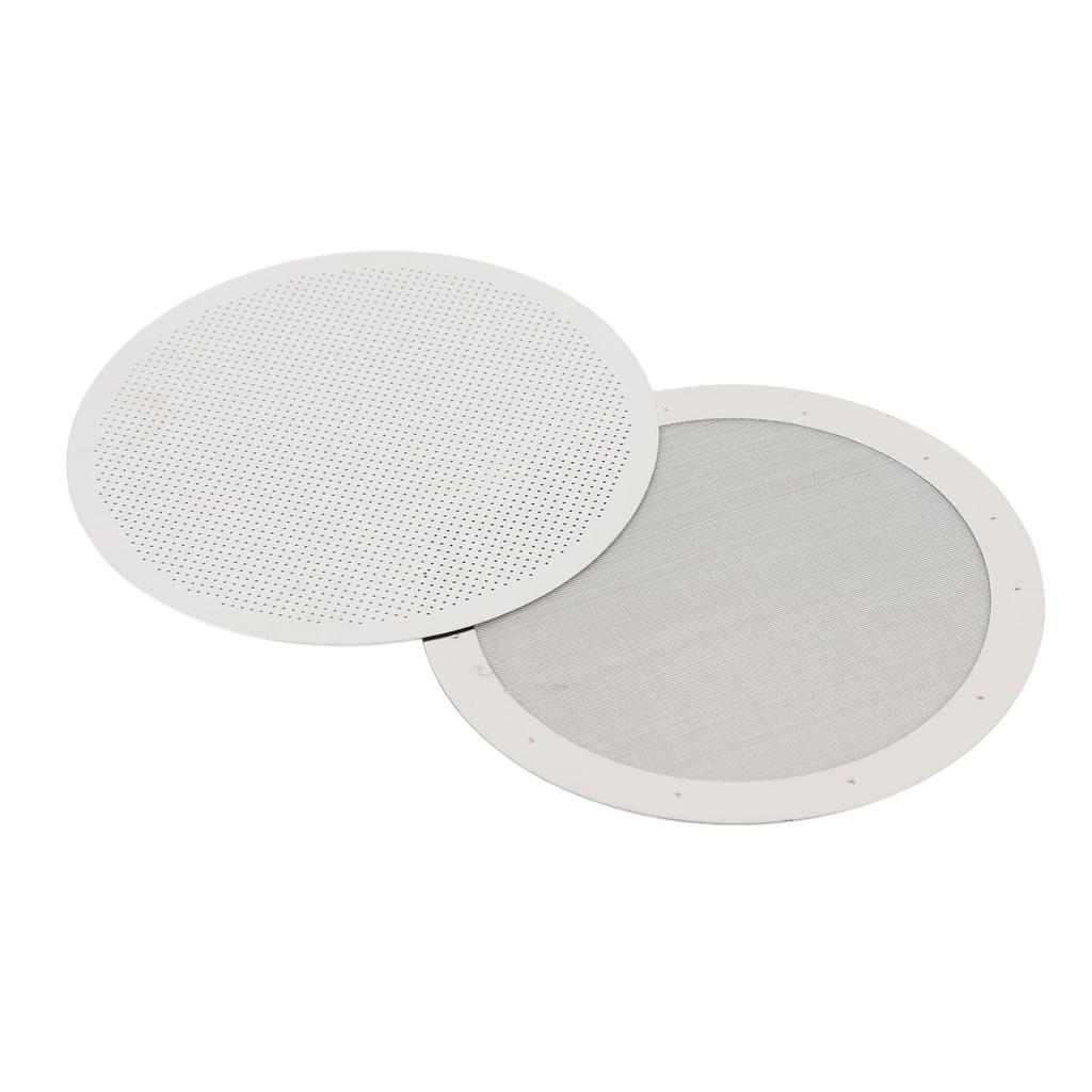 Disk Coffee Filter 2.4 Inch Stainless Steel Reusable French Press Coffee Maker Metal Filter Mesh for Replacement