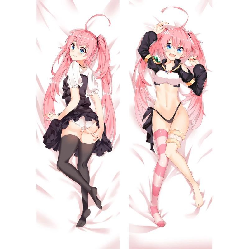 

Аниме Rimuru Tempest Cos Dakimakura Slime наволочка Tensei Shitara Slime Datta Ken обнимающее тело отаку наволочка 50x150cm Peach Skin жёлтый