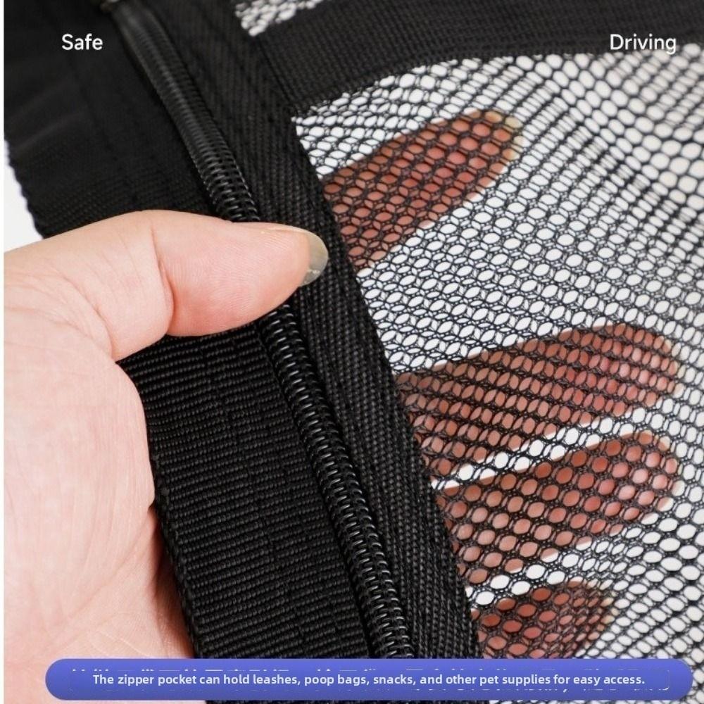 Sturdy Durable Car Storage Net Elastic Edge Car Seat Protective Net Car Pet Barrier Trunk Seat