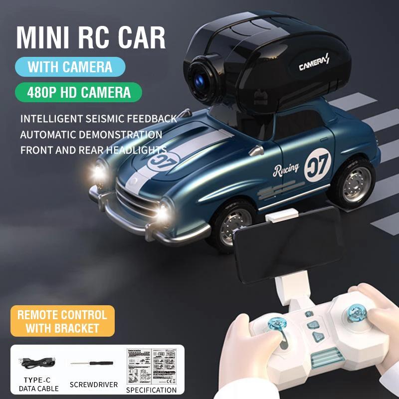 Mini Rc Car With /no Camera Hd Wifi Fpv Pocket Racing Drift Vehicles 2.4g Remote Control Car Radio Controlled Cars Toys Boys