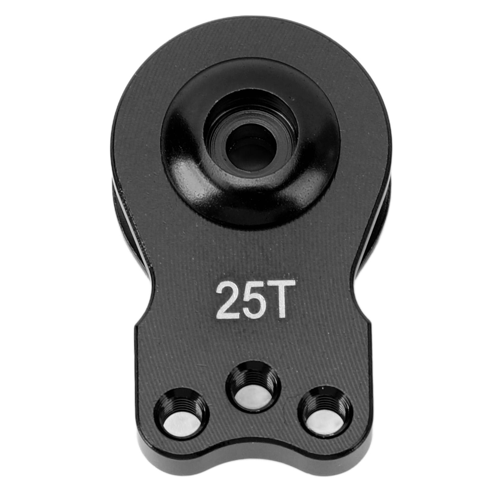 

Servo Saver 25T Aluminum Alloy Replacement Lightweight Universal Servo Arm for 1 10 RC Car Black чорний