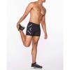 Two Times You Compression Shorts X (2XU) 1/2 MA4508B-BLK/SIL (Black Silver/M/Men's)