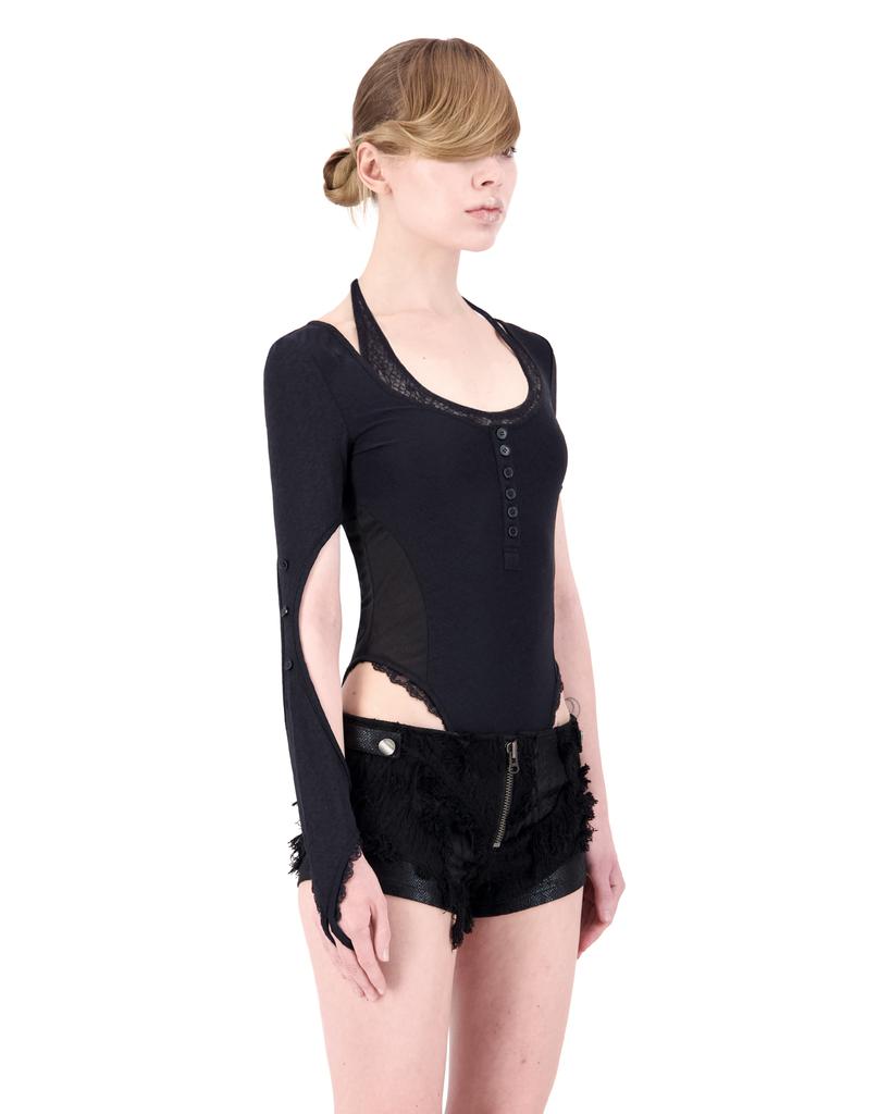 Kimyo Hand Loop Bodysuit Black
