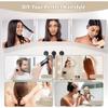 Retractable Hanging Three-fold Mirror for Home Haircutting and Bathroom Use