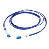 Optical Fiber Patch Cord Armored Jumper Single Mode 2 Core Optic Cable LC UPCLC UPC Blue(5meter )