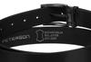 Wide Leather Belt PTN LTP-TEX-95-9579 Black