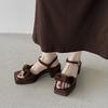 Fairy style sandals with skirts to wear 2025 summer new versatile bow women's shoes high-heeled sandals women