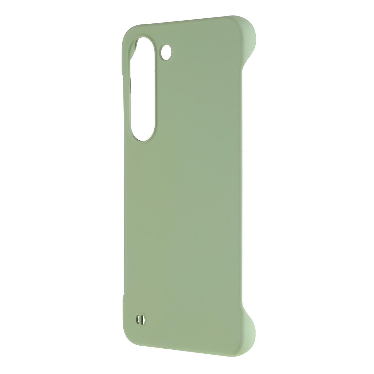 

For Samsung Galaxy S22+ 5G Hard PC Frameless Case Anti-fall Skin-touch Protective Shell Phone Cover Matcha Green