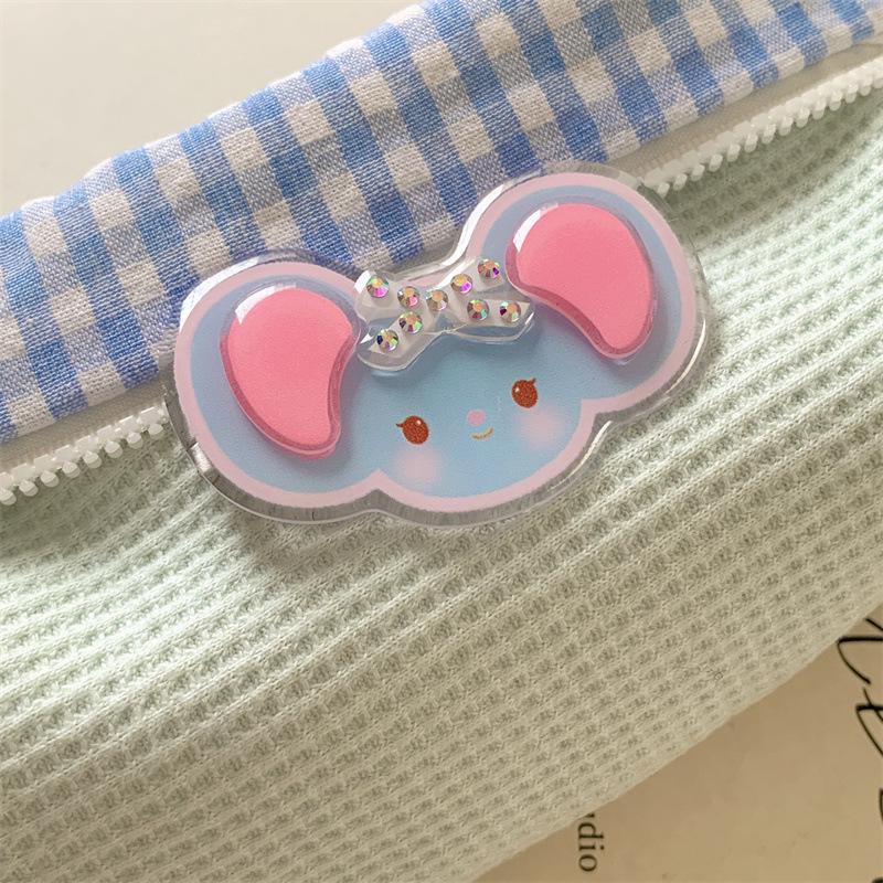 Blue Polka Dot Mouse Stand & Case for iPhone 17/16 Pro Max/15 iPhone 16 Pro Max