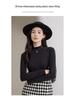 Women's Plush Thickened Half-High Collar Top - Stylish Autumn/Winter 2023 Innerwear