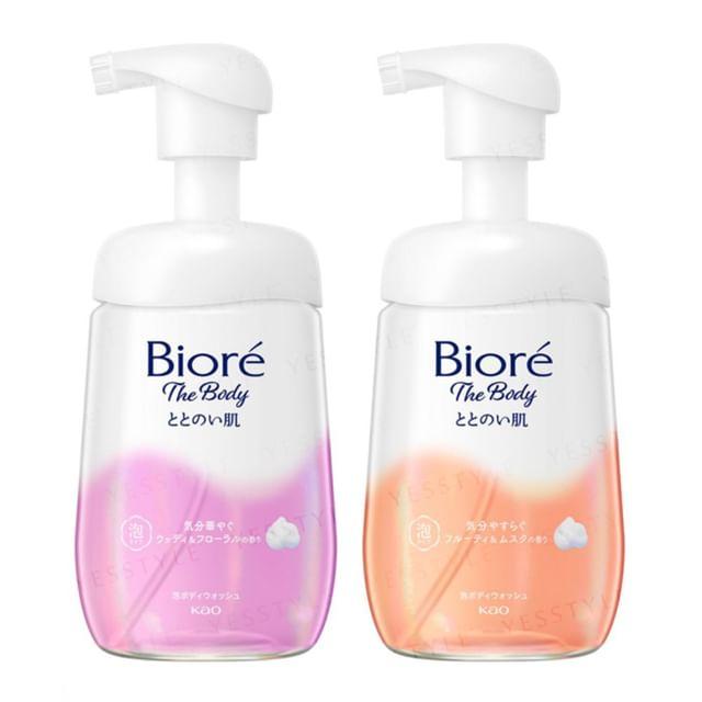 Kao - Biore The Body Totonoihada Skin Foam Body Wash Fruity & Musk - 480ml