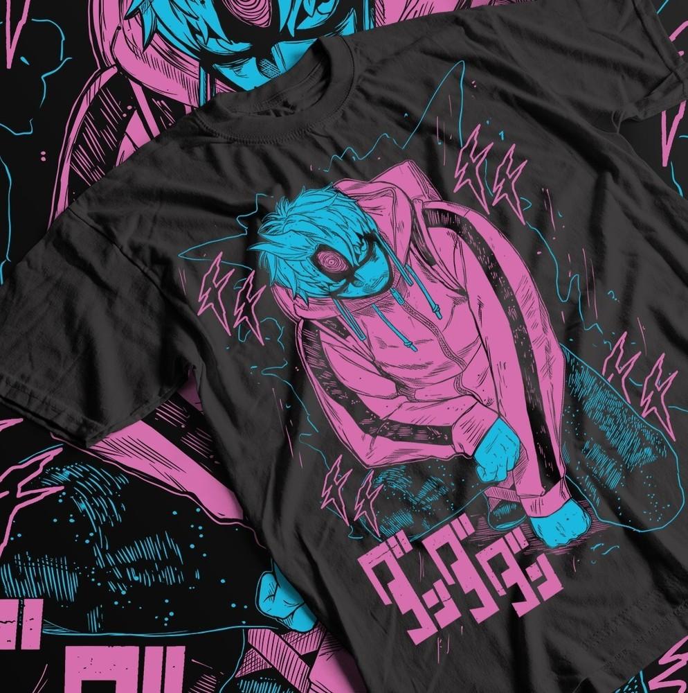 

Evil Eye Anime T-shirt Horror Manga Japanese Anime Girl Hallowen Shirt All Size 2XL