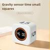 LED Display Productivity Cube Timer Gravity Sensor Flipping Preset Time Dual Modes Countdown Cooking Digital Timer Oven