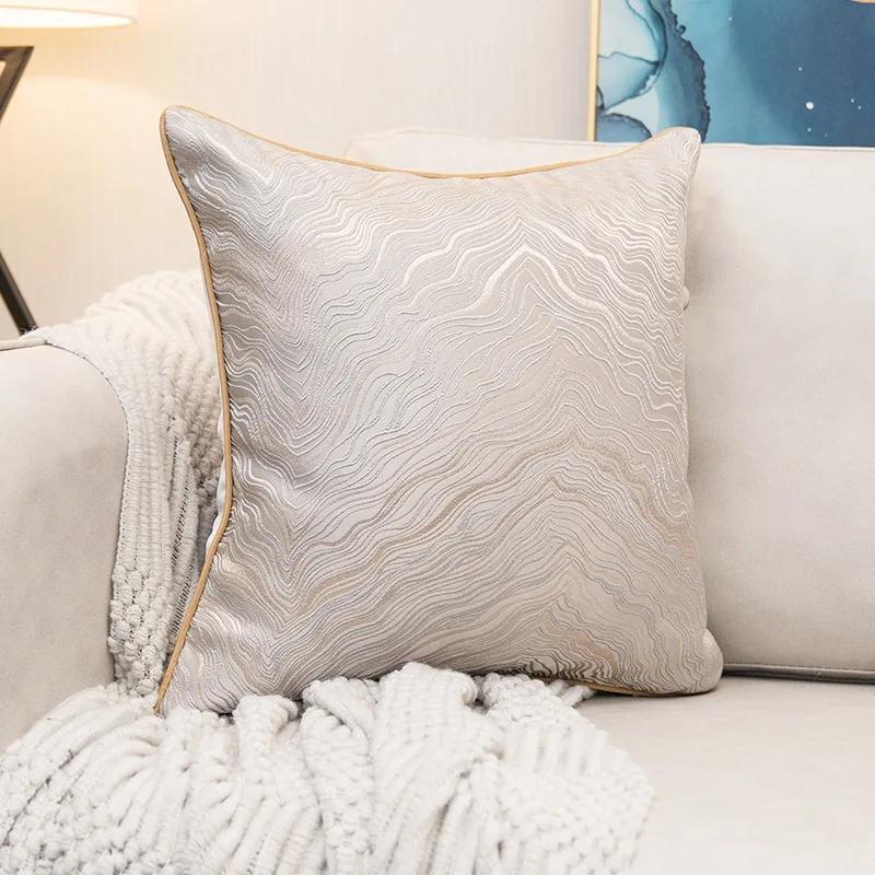 Luxury Sofa Cushion Pillow Nordic Style European Luxury Pillow Model Room Villa Living Room High Grade Pillow Case