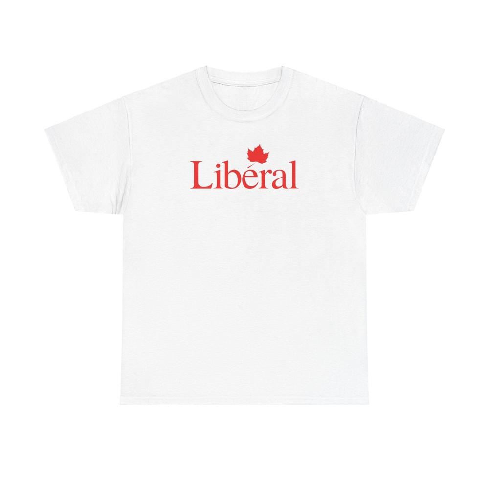

Liberal Party of Canada Unisex Heavy Cotton T-shirt Tee, Political Shirt, Canadian L